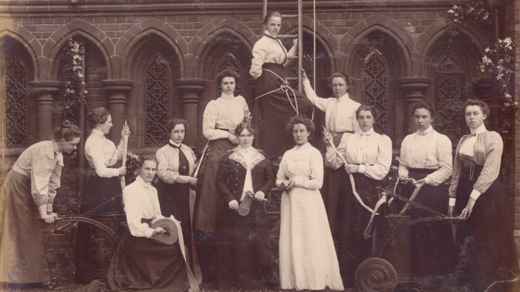 Girton College Fire Brigade Officers 1901